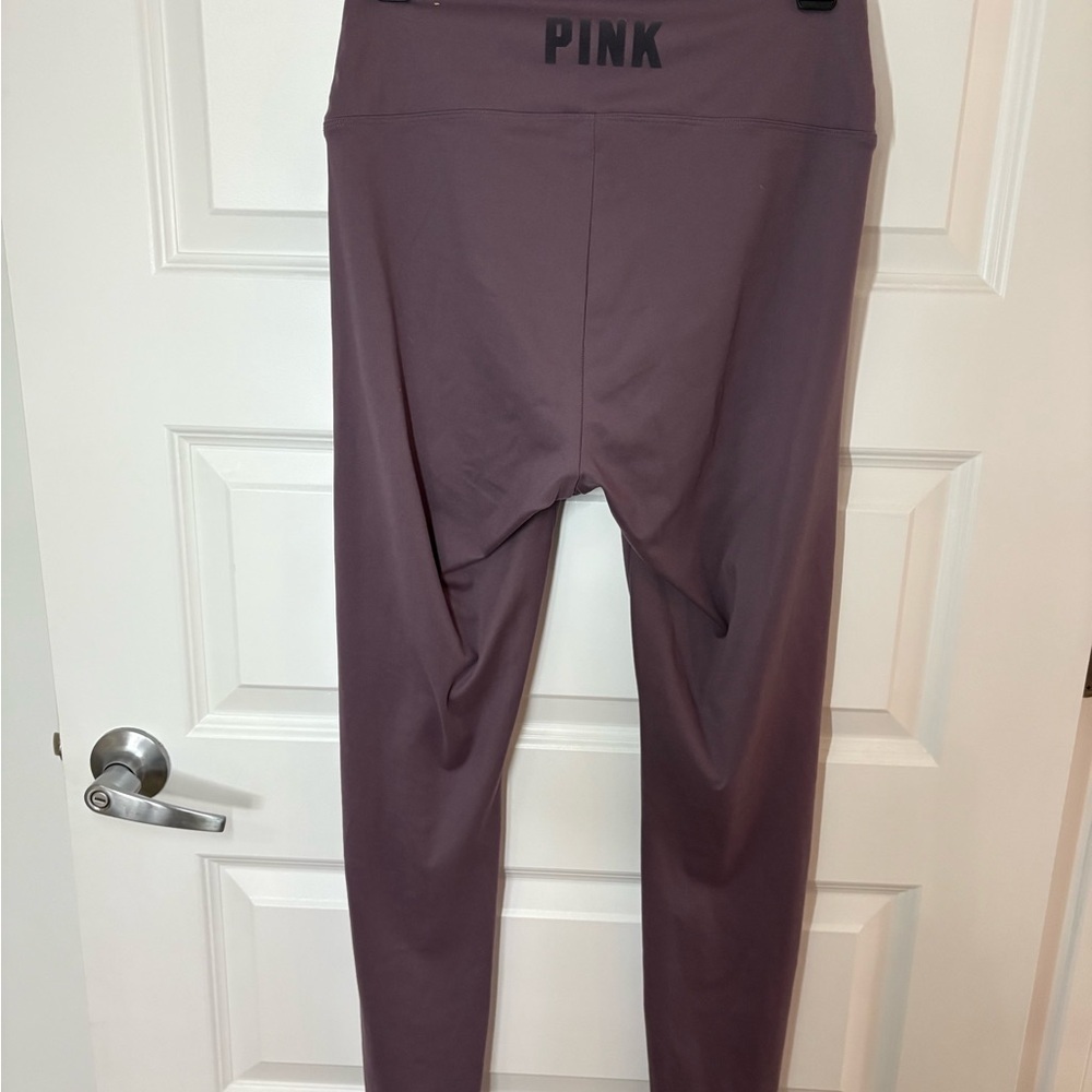 PINK Victoria's Secret Purple Leggings - Picture 2 of 4